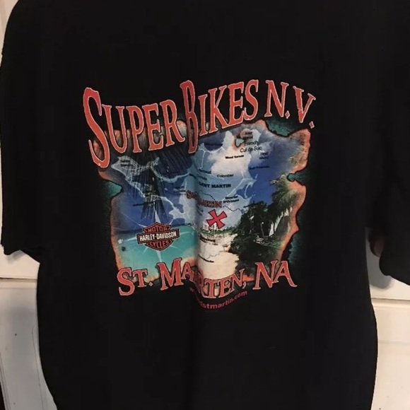 Harley Davidson Men's XL T-shirt Black - Picture 3 of 5